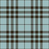 Modern Seamless Tartan in Muted Dark Brown tones Textile Design vector