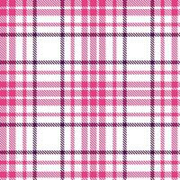Modern Soft White Seamless Tartan Textile Design Variant 1438 vector