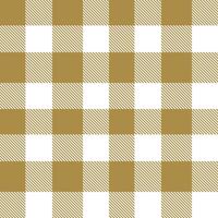 Modern Seamless Tartan in Cool Dark Tan tones Textile Design vector