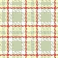 Modern Seamless Tartan in Cool Egg Shell tones Textile Design vector