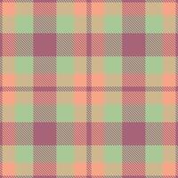 Rich Mauve and Cool Light Salmon Seamless Tartan Textile Design vector