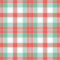 Modern Neon White Seamless Tartan Textile Design Variant 1777 vector