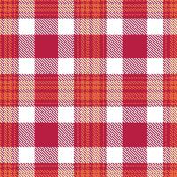Modern Seamless Tartan in Deep Rose Red tones Textile Design Variant 2210 vector