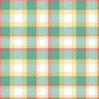 Modern Seamless Tartan in Warm Light Tan tones Textile Design vector