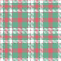 Modern Metallic Salmon Pink Seamless Tartan Textile Design vector