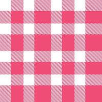 Dark White Seamless Tartan with Pale Warm Pink accents Textile Design vector