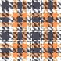 Modern Seamless Tartan in Iridescent Charcoal Grey tones Textile Design vector
