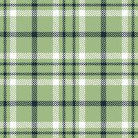 Modern Seamless Tartan in Warm Lichen tones Textile Design vector
