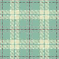 Smoky Pale Teal and Neon Raspberry Seamless Tartan Textile Design vector