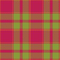 Modern Pastel Raspberry Seamless Tartan Textile Design vector