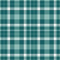 Modern Seamless Tartan in Neon Greyish Teal tones Textile Design 2 vector