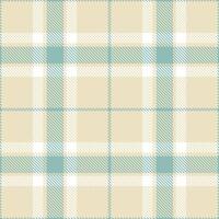 Light Pale Seamless Tartan with Cool Greyish Teal accents Textile Design vector