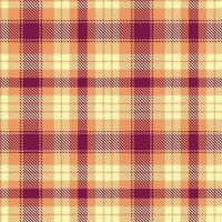 Dusty Peach Seamless Tartan with Muted Light Tan accents Textile Design vector
