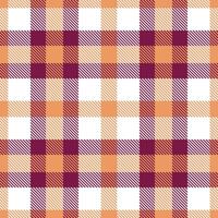 Modern Seamless Tartan in Warm Peach tones Textile Design Variant 2775 vector