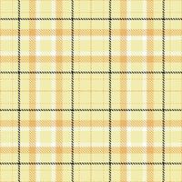 Modern Seamless Tartan in Muted Light Tan tones Textile Design vector