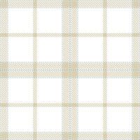 Modern Seamless Tartan in Soft White tones Textile Design Variant 2885 vector