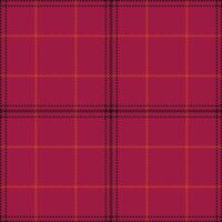 Deep Cranberry and Iridescent Almost Black Seamless Tartan Textile Design vector