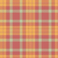 Modern Seamless Tartan in Deep Dark Salmon tones Textile Design 2 vector