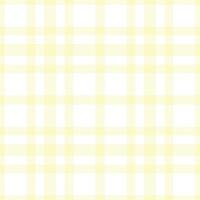 Light Egg Shell and Neon White Seamless Tartan Textile Design vector