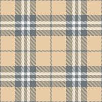 Modern Seamless Tartan in Soft Battleship Grey tones Textile Design vector