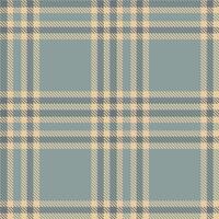 Modern Seamless Tartan in Deep Cool Grey tones Textile Design vector