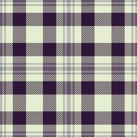 Modern Seamless Tartan in Metallic Off White tones Textile Design vector