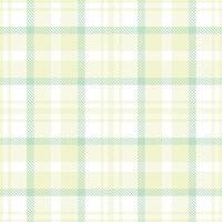Dark Eggshell and Deep White Seamless Tartan Textile Design vector