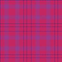 Modern Soft Deep Pink Seamless Tartan Textile Design vector