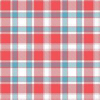 Iridescent Grapefruit and Dusty White Seamless Tartan Textile Design vector