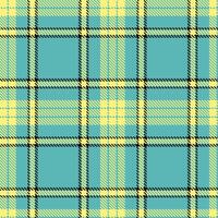 Modern Seamless Tartan in Deep Straw tones Textile Design vector