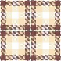 Modern Seamless Tartan in Bright White tones Textile Design Variant 1617 vector