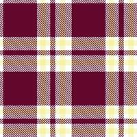 Modern Seamless Tartan in Warm White tones Textile Design Variant 1774 vector