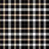 Modern Deep Almost Black Seamless Tartan Textile Design 2 vector