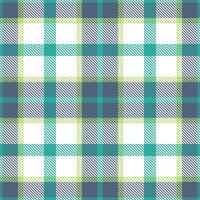 Soft Topaz and Deep Slate Seamless Tartan Textile Design vector