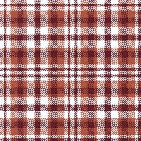 Modern Bright White Seamless Tartan Textile Design Variant 2120 vector