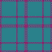Modern Metallic Red Violet Seamless Tartan Textile Design vector