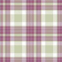 Modern Seamless Tartan in Light White tones Textile Design Variant 2236 vector