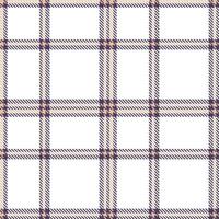 Dusty Dusk and Light Light Peach Seamless Tartan Textile Design vector