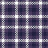 Modern Deep Dusk Seamless Tartan Textile Design vector