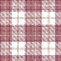 Modern Neon Mauve Seamless Tartan Textile Design vector