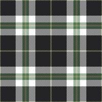 Modern Light Brown Grey Seamless Tartan Textile Design vector