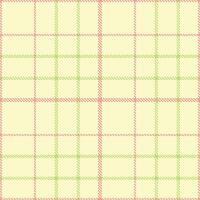 Modern Pale Ecru Seamless Tartan Textile Design vector