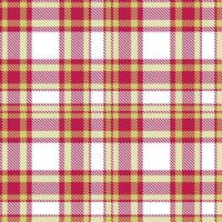 Modern Seamless Tartan in Neon Raspberry tones Textile Design vector