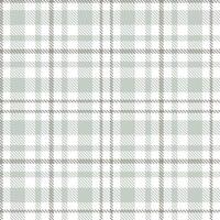 Modern Seamless Tartan in Deep White tones Textile Design Variant 2585 vector