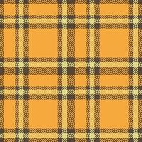 Iridescent Purplish Brown Seamless Tartan with Light Butterscotch accents Textile Design vector