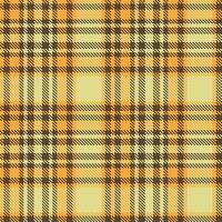 Bright Purplish Brown and Soft Butterscotch Seamless Tartan Textile Design vector