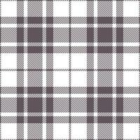 Modern Soft Slate Grey Seamless Tartan Textile Design vector