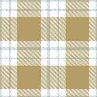 Modern Seamless Tartan in Deep White tones Textile Design Variant 2934 vector
