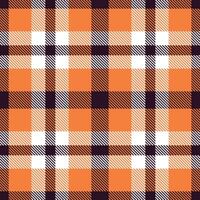 Modern Seamless Tartan in Deep Dark Plum tones Textile Design vector