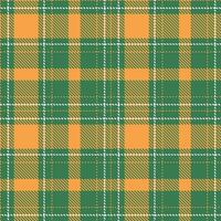 Modern Muted Dark Sage Seamless Tartan Textile Design 2 vector